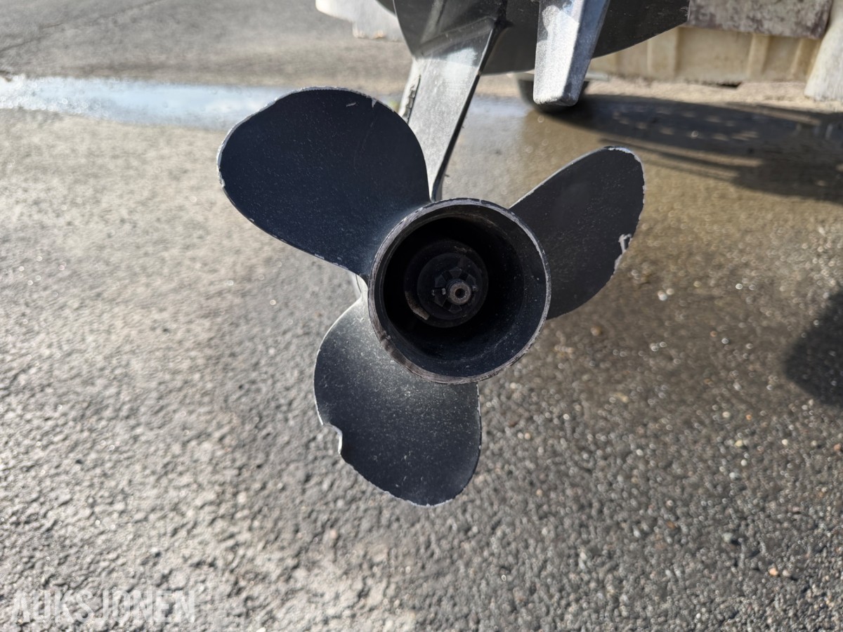 Pioner 15 med båthenger, Evinrude motor 25hk 