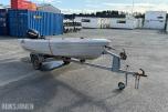 Pioner 15 med båthenger, Evinrude motor 25hk 
