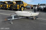 Pioner 15 med båthenger, Evinrude motor 25hk 