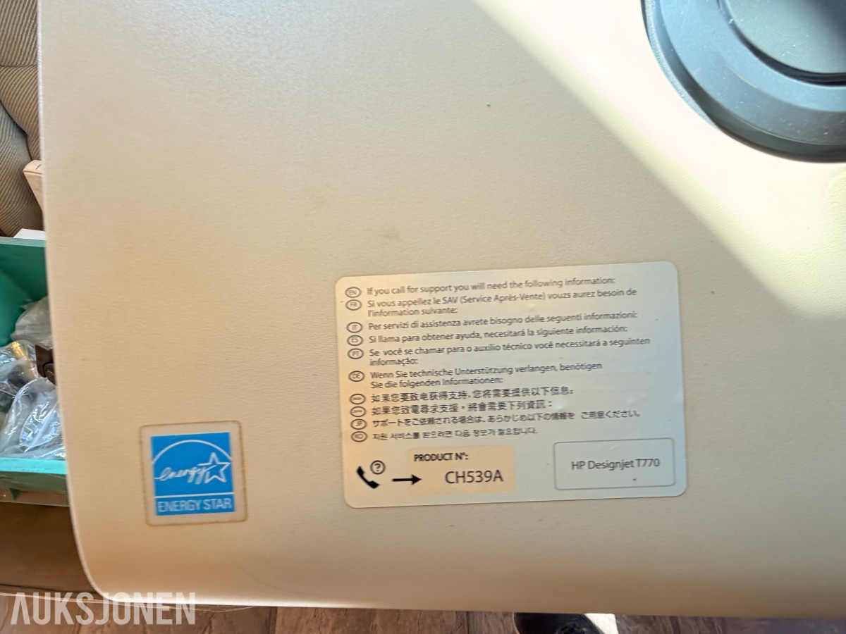 HP DESIGNJET T770 STORFORMATSKRIVER / PLOTTER