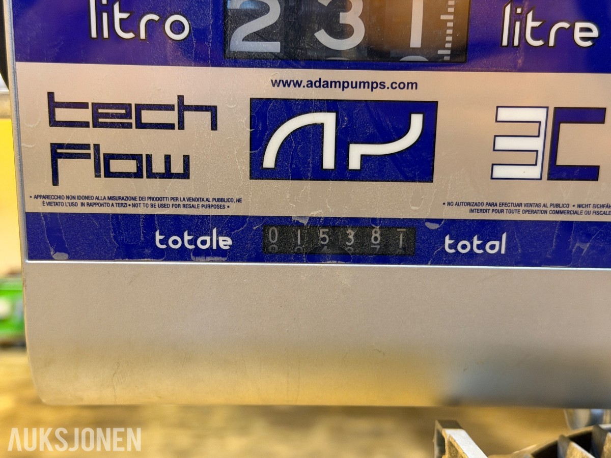 3000 liter Dieseltank med pumpe og telleverk 