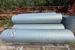 KORRUGERTE STÅLRØR – 6 STK. – CA. Ø630 MM – LENGDE CA. 3 M