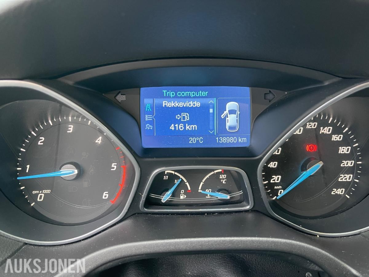 2012 Ford Focus 1.6 Diesel, 138980km, EU OK til 08.2028