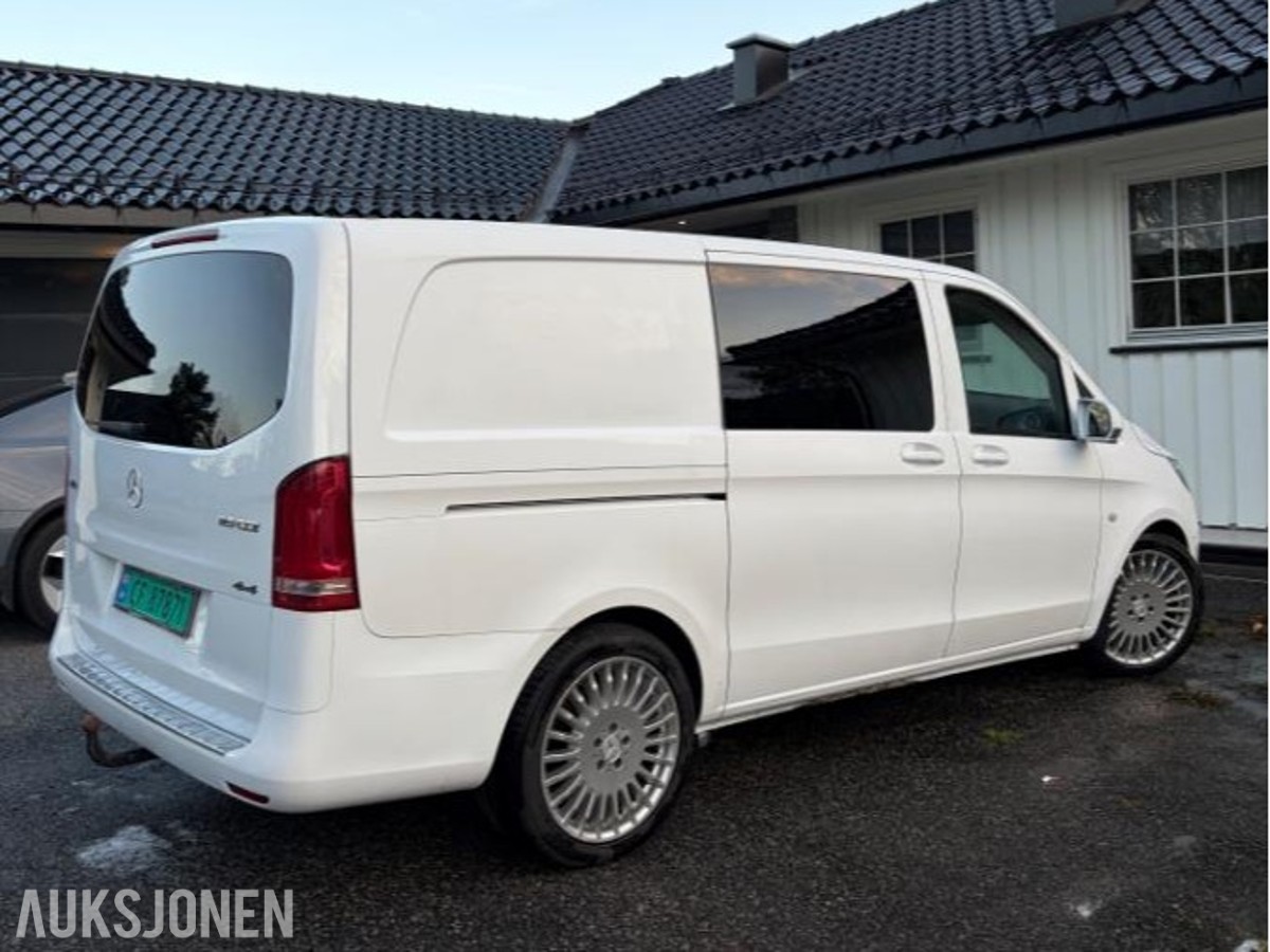 2017 Mercedes-Benz Vito V119 A2 4MATIC, 157000km, Cruisekontroll, Hengerfeste, Ryggekamera