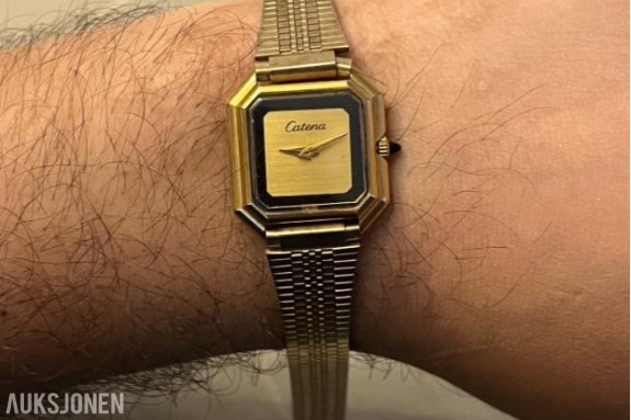 1960 Catena Swiss Vintage 18K Gold Electroplated – modell 458 – ca. 1960-tallet  458