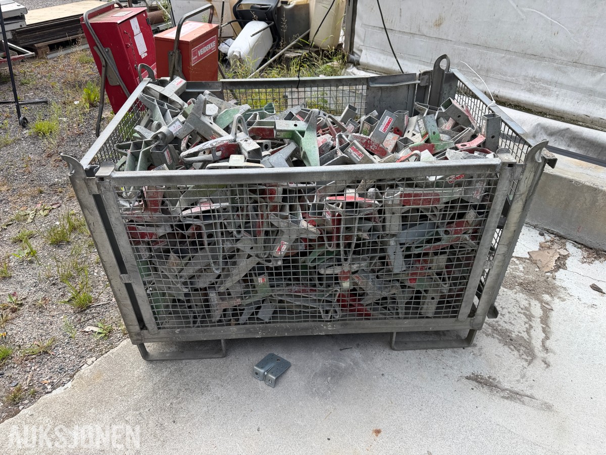 COMBISAFE MULTIFOT REKKVERKSFESTER – MED GITTERKASSE - OVER 340 STK