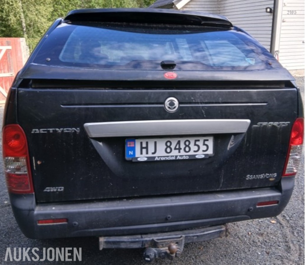 2008 Ssangyong Actyon Sport 2.0 Diesel 4WD, 149800km, Reparasjonsobjekt/delebil