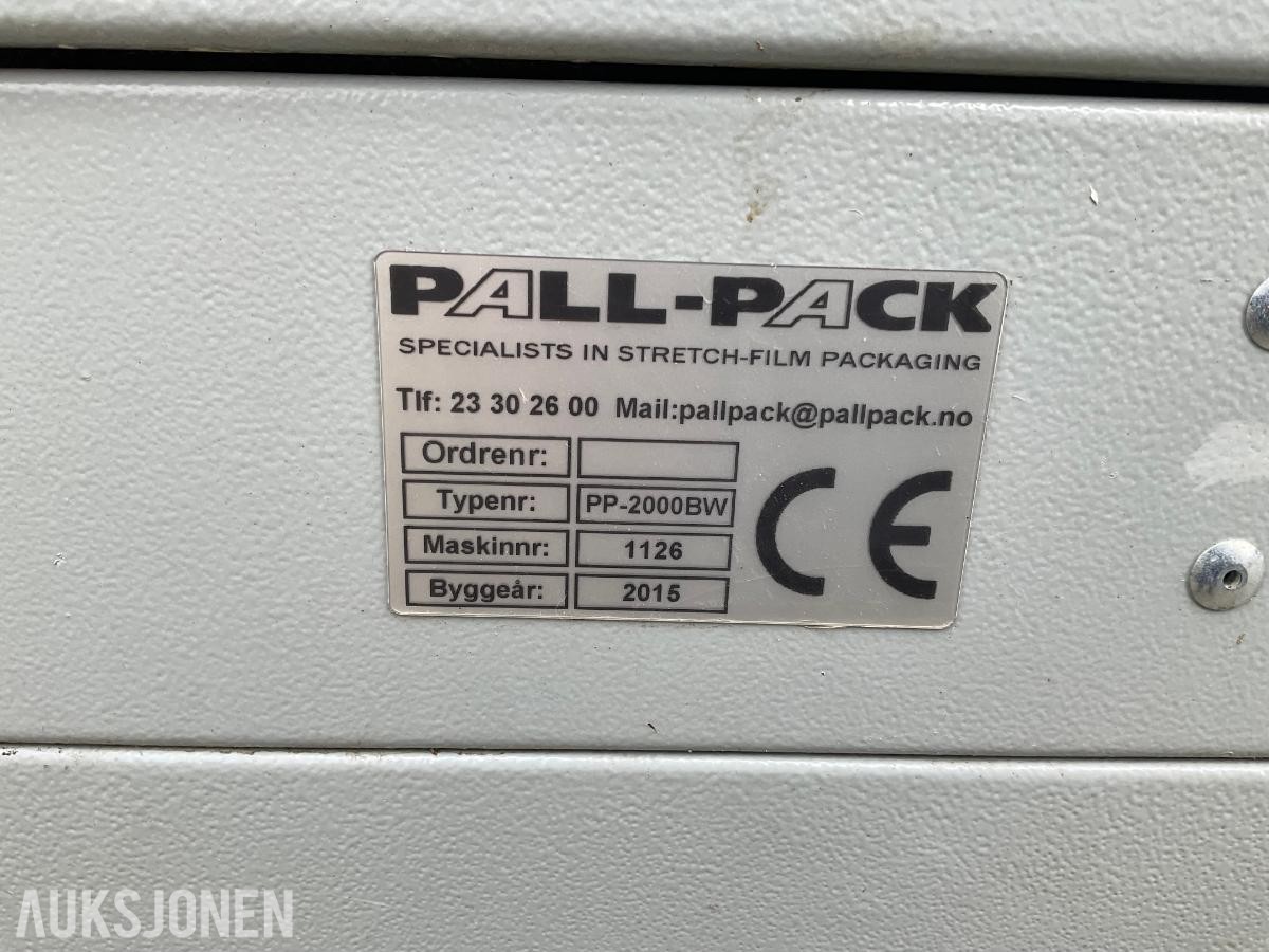 2015 Pall-Pack 2000BW strekkfilmmaskin for paller