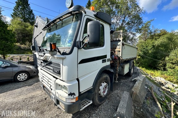 2000 Volvo FM7 Kranbil med tipp, sertifisert, 285000 km