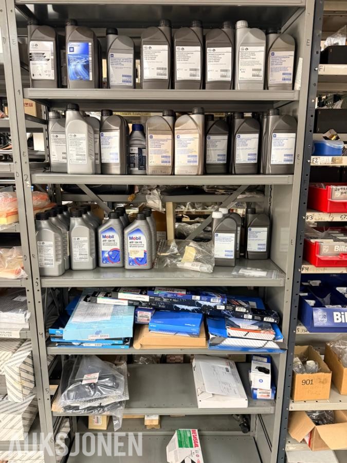 Stort restlager bildeler – GM/Opel, filtre, reimer, pærer og væsker