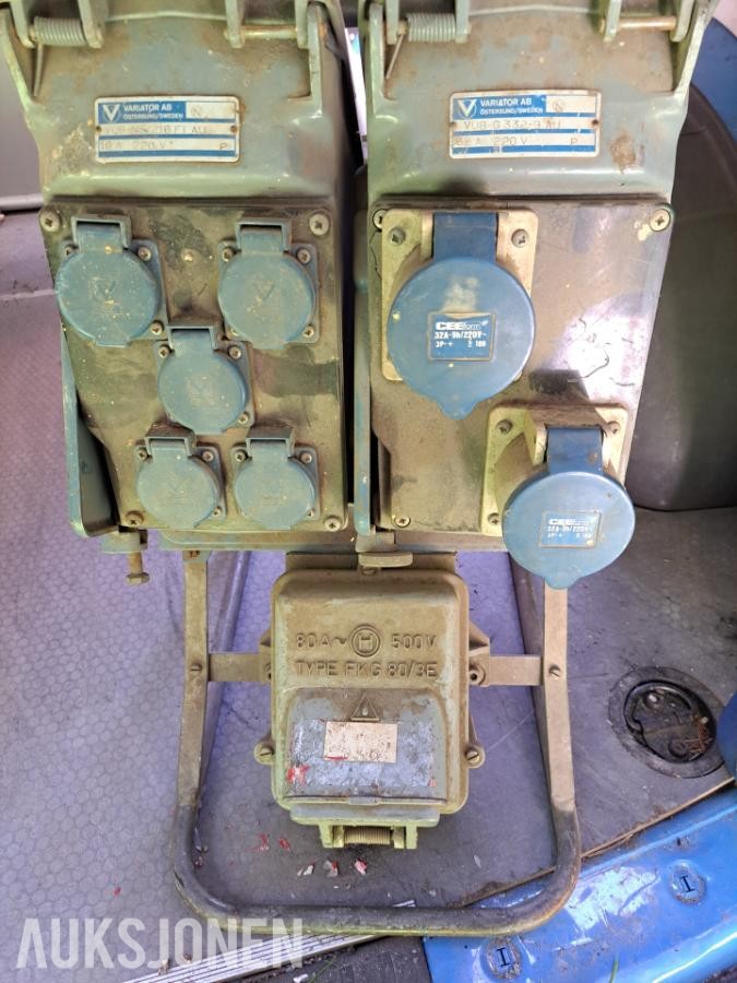 Strømfordelingskap System Variator VUC