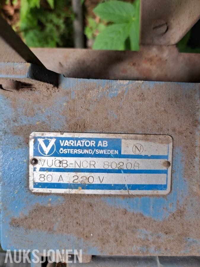 Strømfordelingskap System Variator VUC