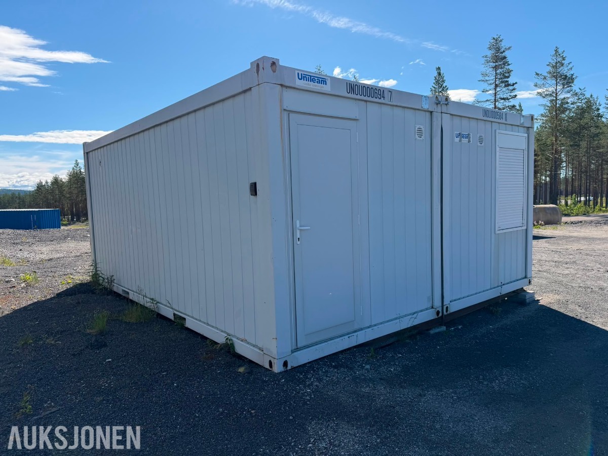 2 stk Uniteam containere brakker