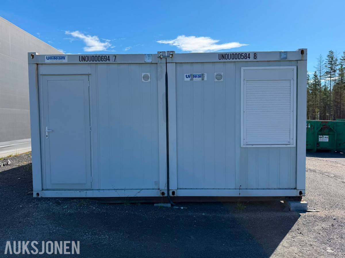 2 stk Uniteam containere brakker