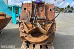 Graveskuff med S50-feste - hydraulisk klype.