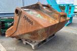 Nasta pusseskuff med S70-feste – 1850mm - 1000L