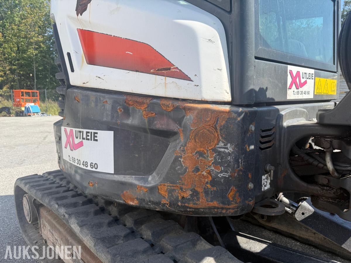 2018 Bobcat E27z minigraver med tiltrotator og graveskuff