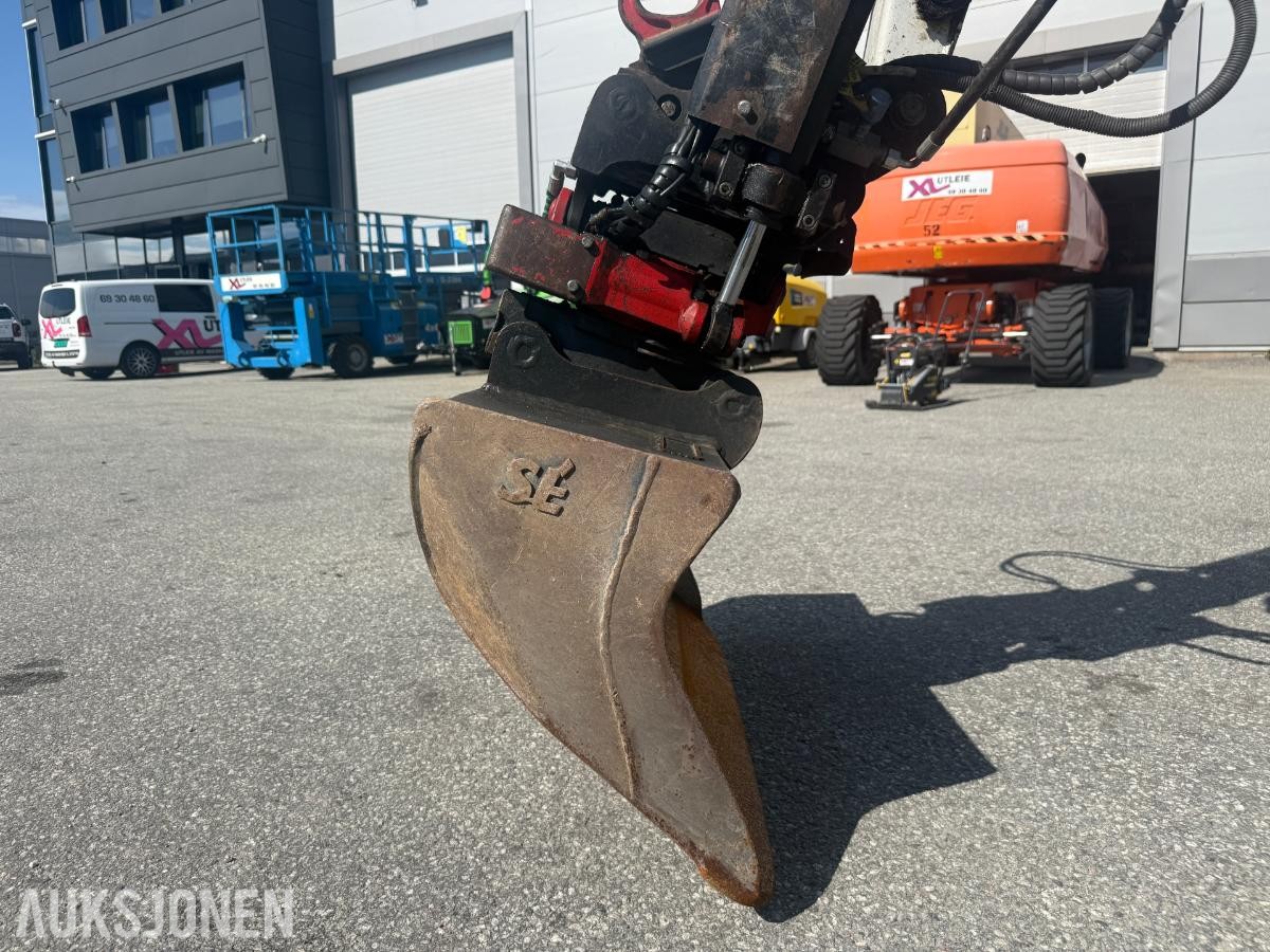 2018 Bobcat E27z minigraver med tiltrotator og graveskuff