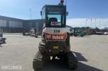 2018 Bobcat E27z minigraver med tiltrotator og graveskuff