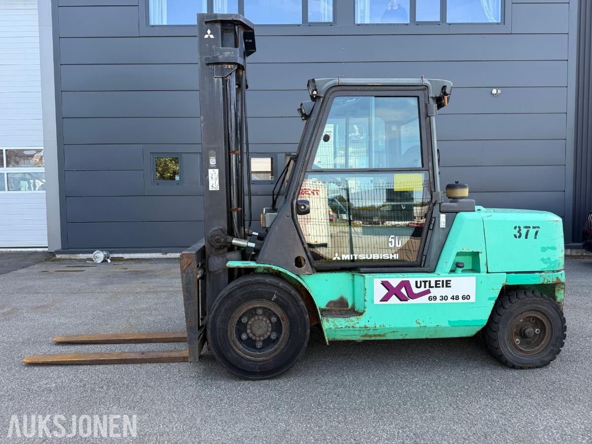 2007 Mitsubishi FD50K2 gaffeltruck - 5 tonn