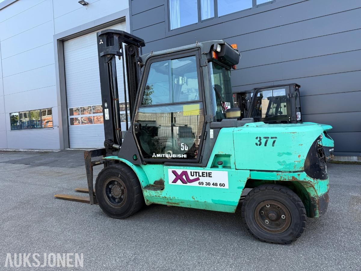 2007 Mitsubishi FD50K2 gaffeltruck - 5 tonn