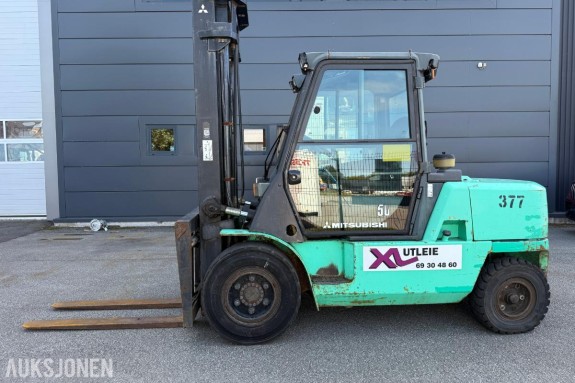 2007 Mitsubishi FD50K2 gaffeltruck - 5 tonn