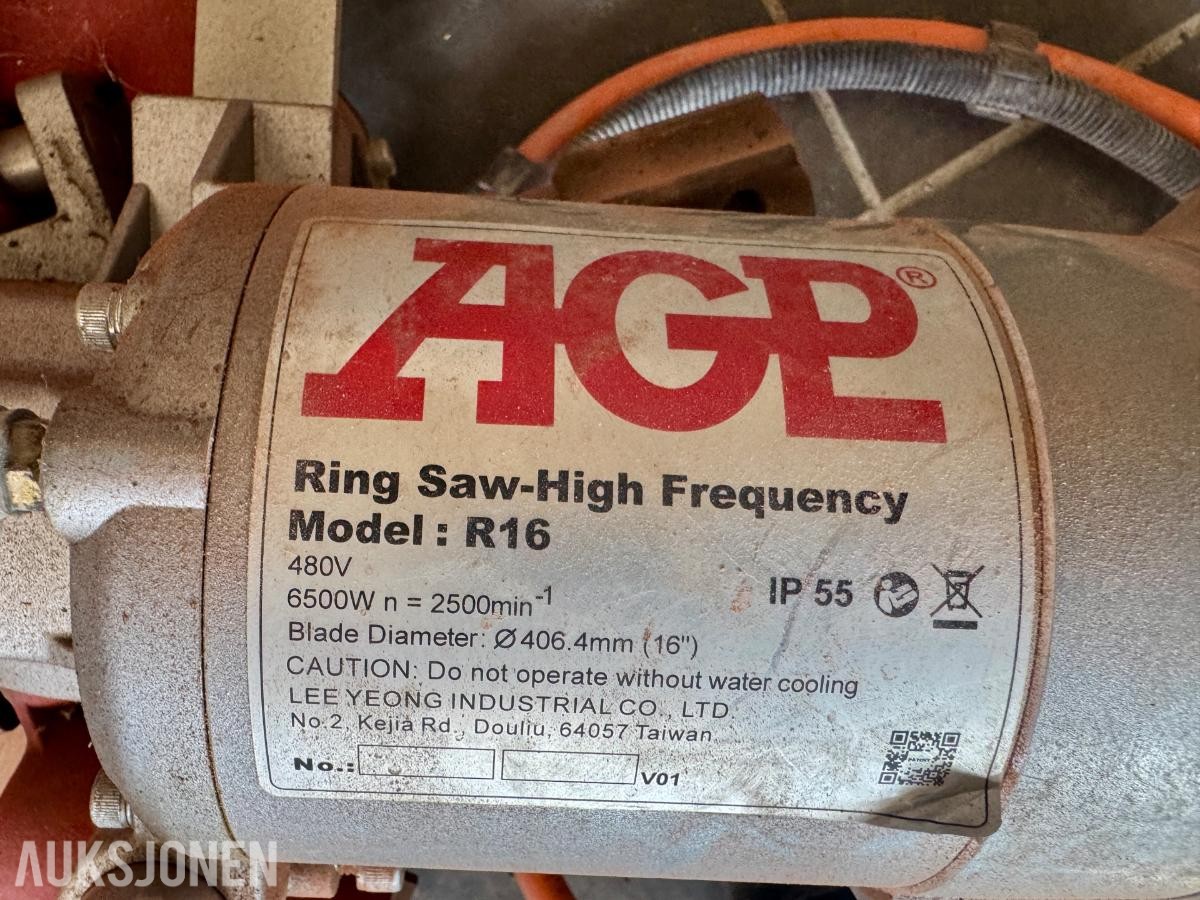 AGP R16 Betongsag - Ringsag – High Frequency