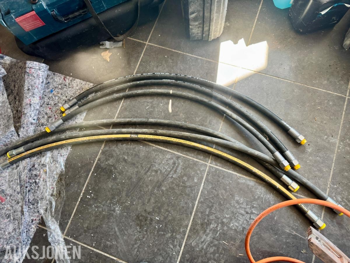 6 stk. Hydraulikkslanger