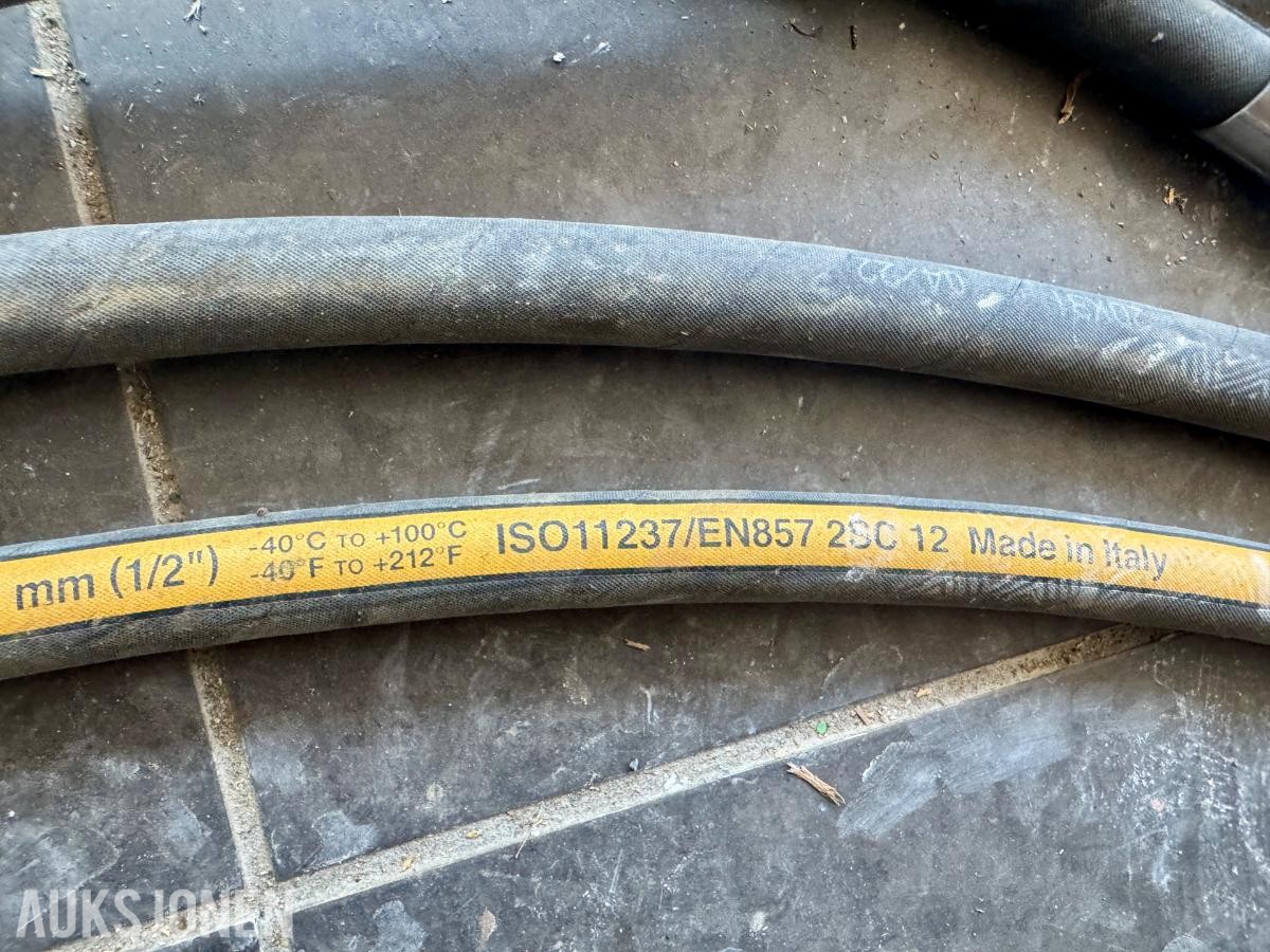 6 stk. Hydraulikkslanger
