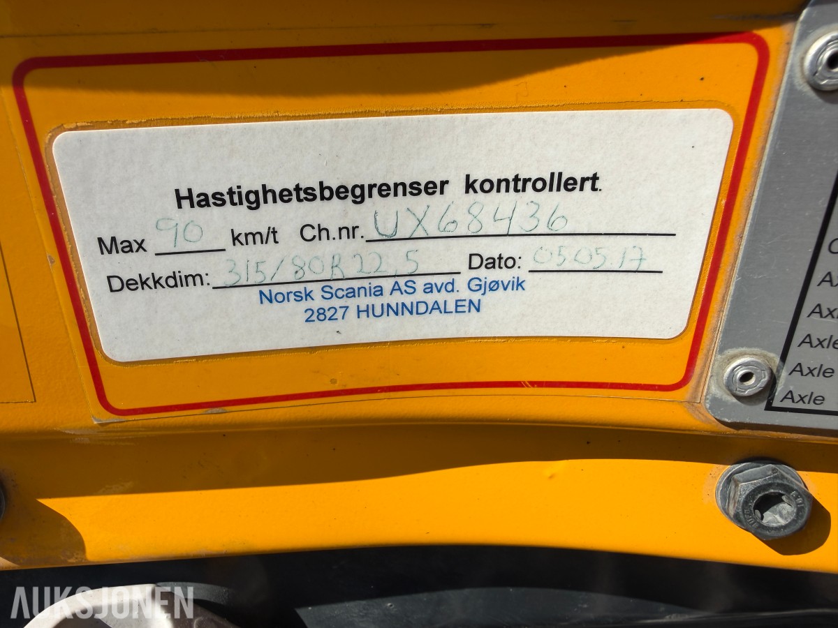 2017 Scania G 490 Kostebil 