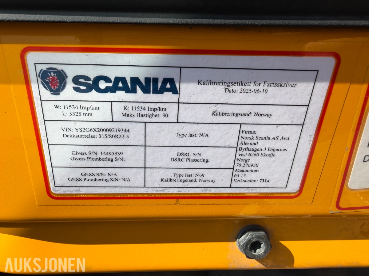 2017 Scania G 490 Kostebil 