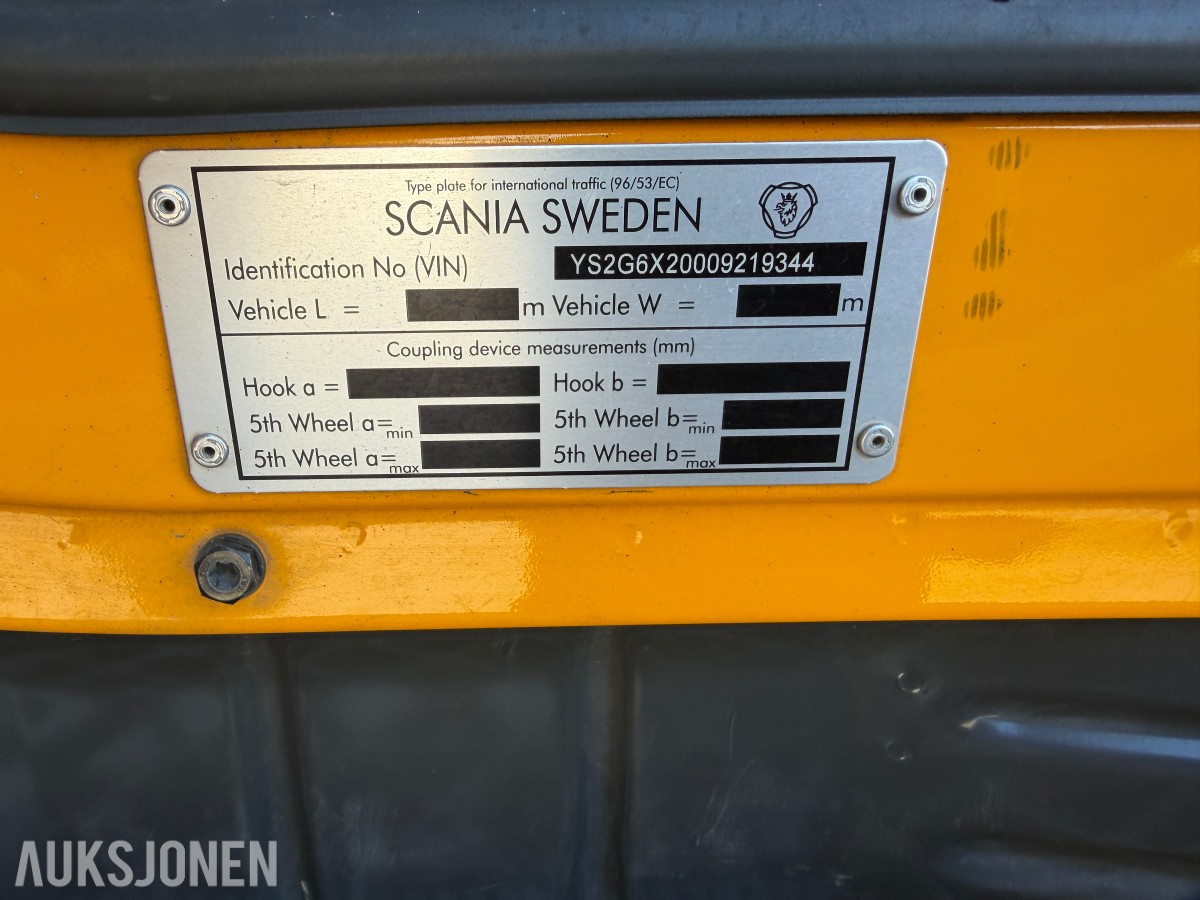 2017 Scania G 490 Kostebil 