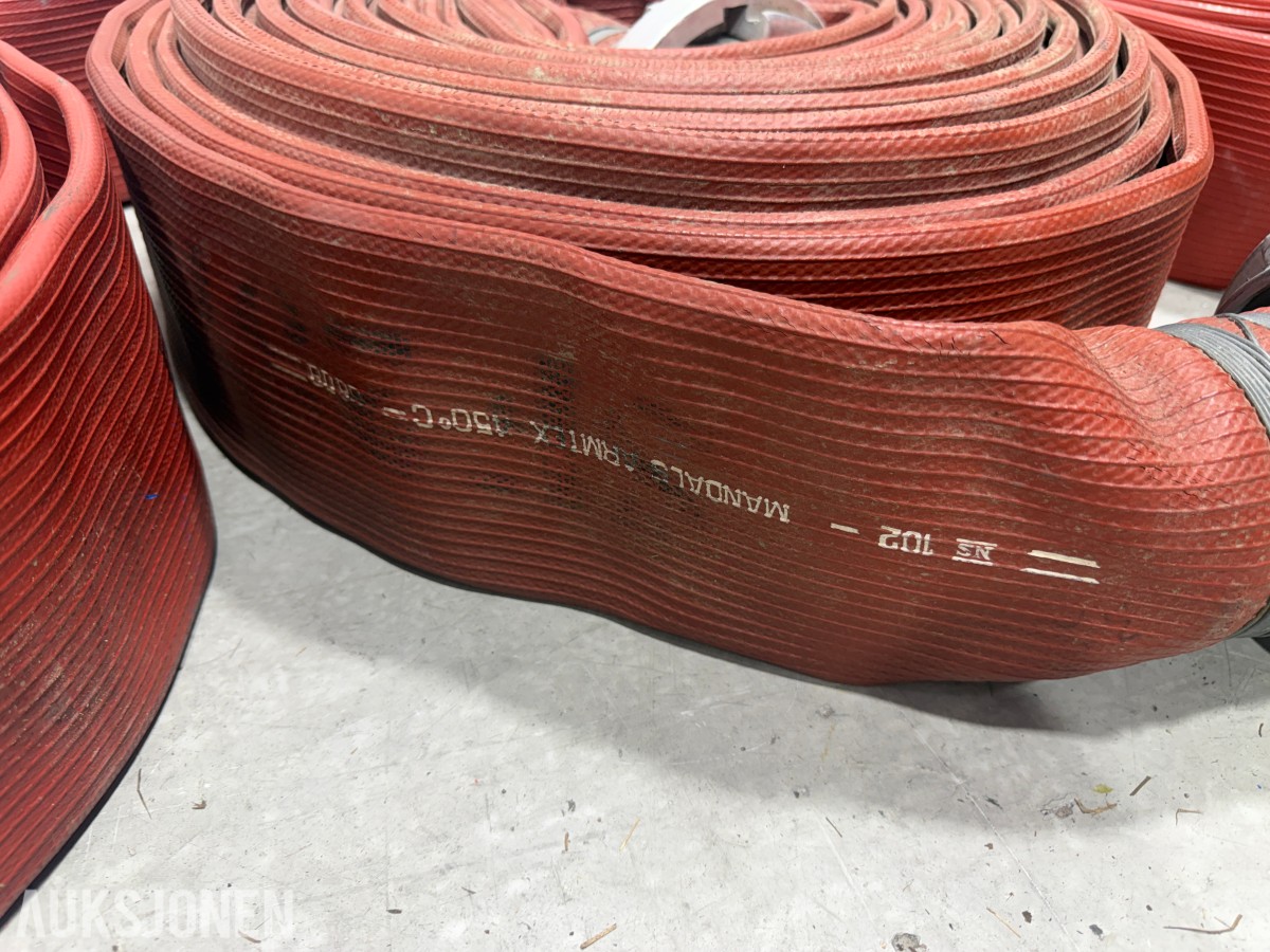 Parti Mandals Armitex brannslanger med storz-/metallkoblinger – 10 stk.