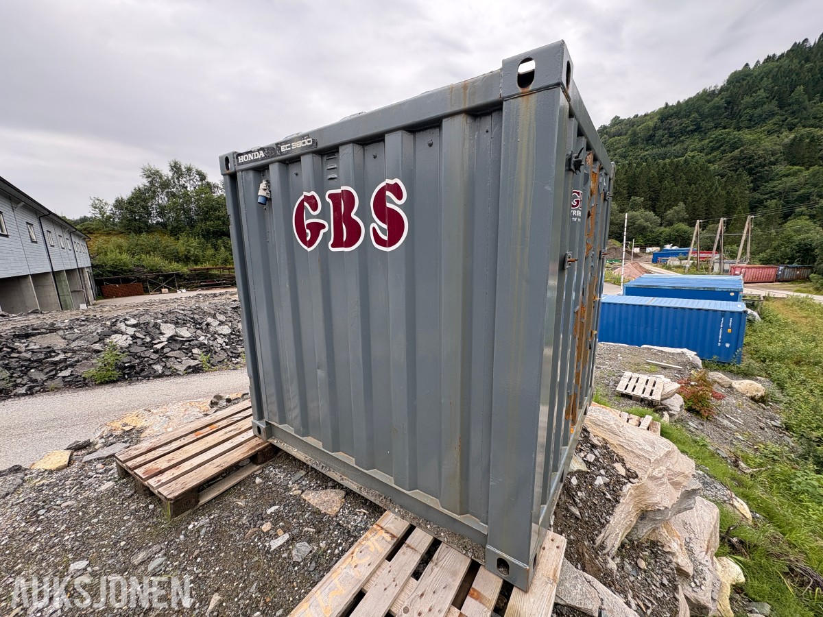 10 fots container før brukt som GPS-container
