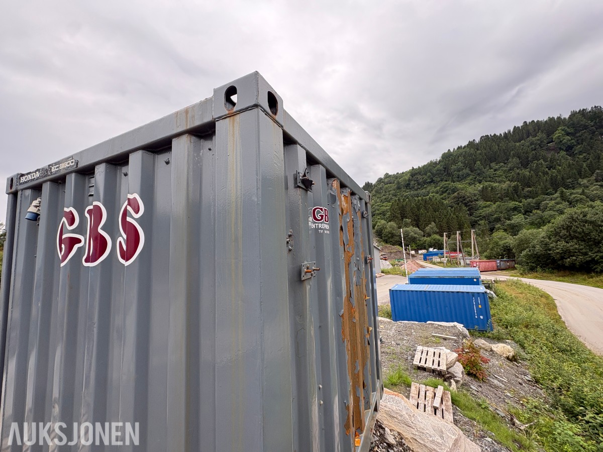 10 fots container før brukt som GPS-container