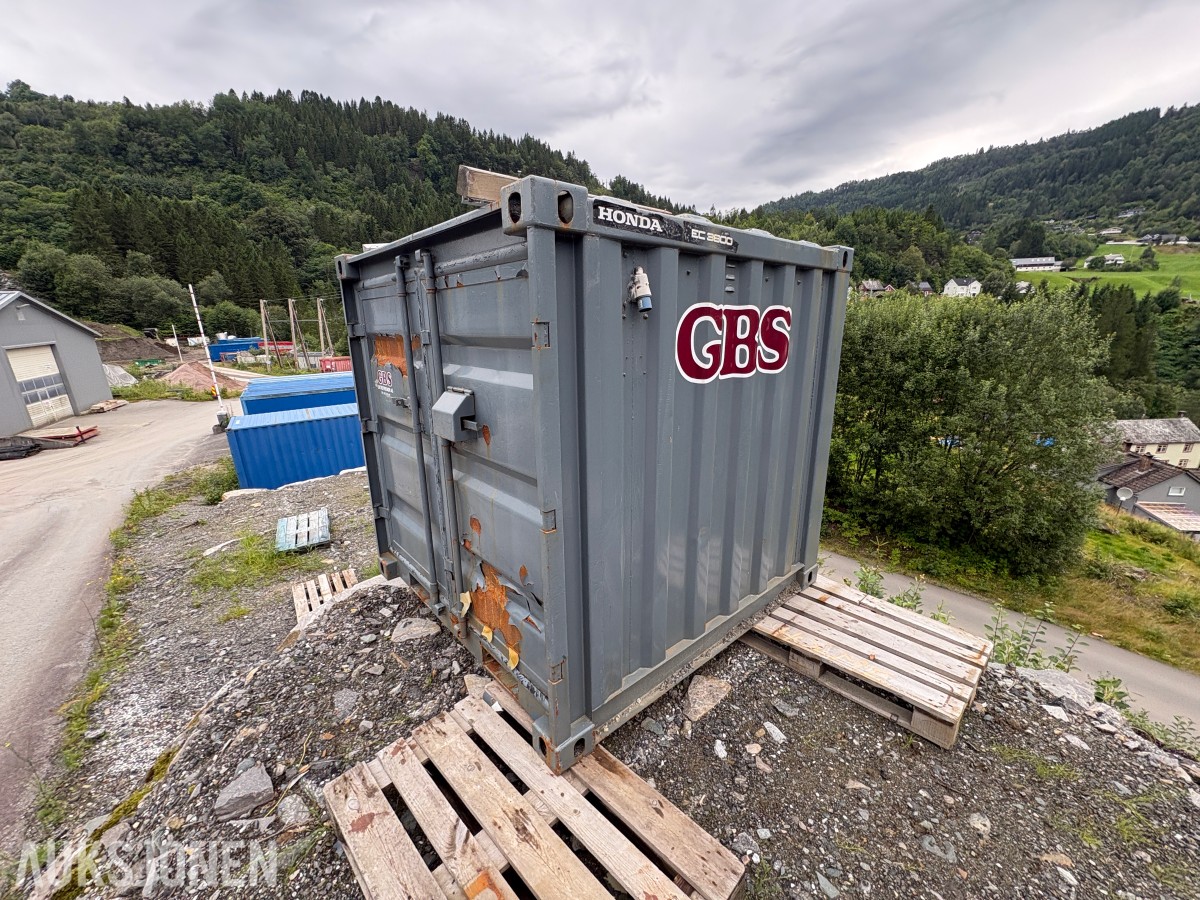 10 fots container før brukt som GPS-container