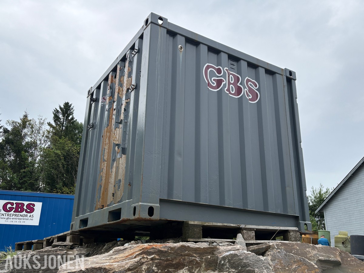 10 fots container før brukt som GPS-container