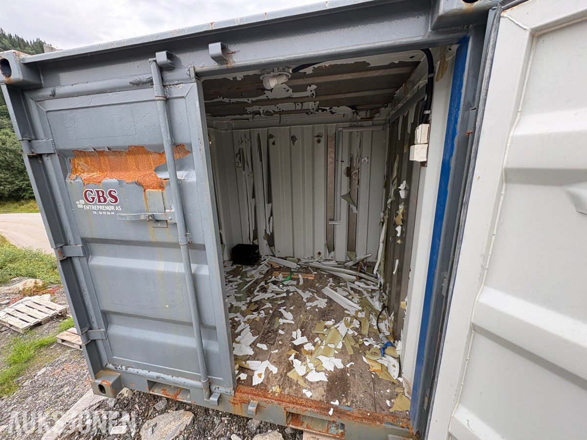 10 fots container før brukt som GPS-container