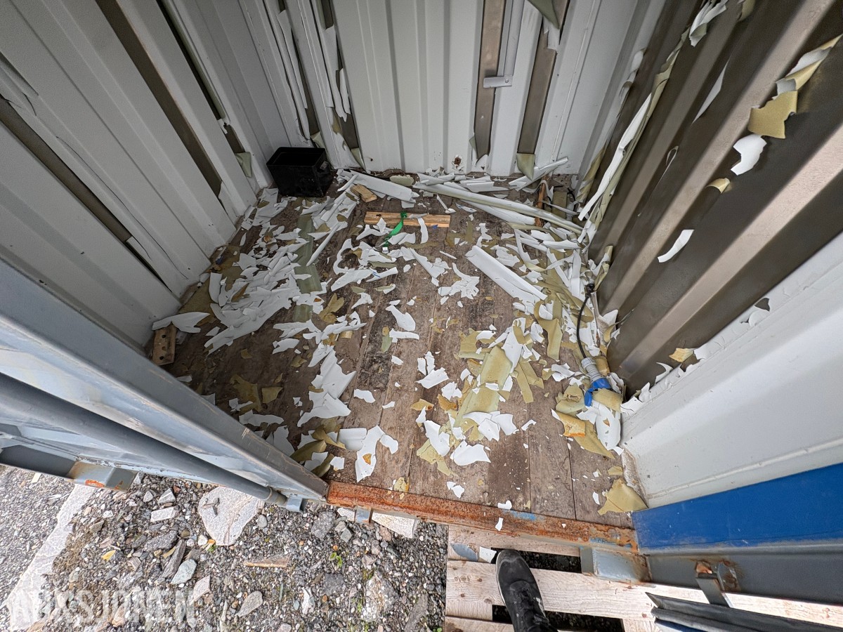 10 fots container før brukt som GPS-container