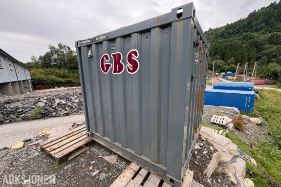 10 fots container før brukt som GPS-container