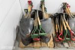Stort parti spader og hakker – ca. 90 stk 