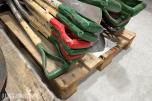 Stort parti spader og hakker – ca. 90 stk 