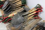 Stort parti spader og hakker – ca. 90 stk 