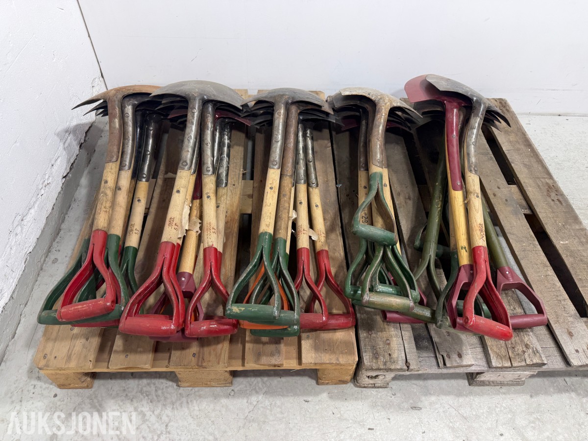 Parti med ca. 30 Norge SF spader