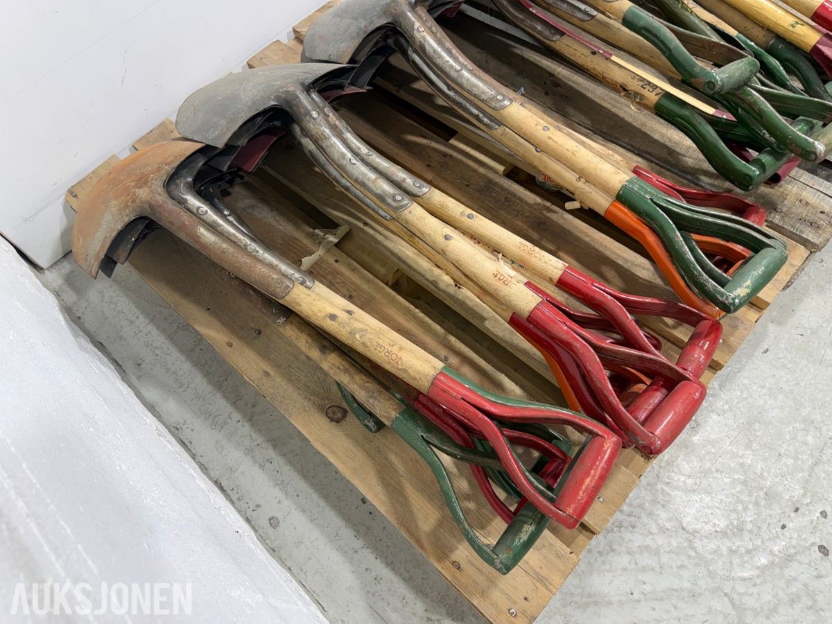 Parti med ca. 30 Norge SF spader