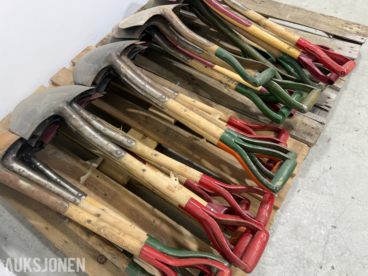 Parti med ca. 30 Norge SF spader