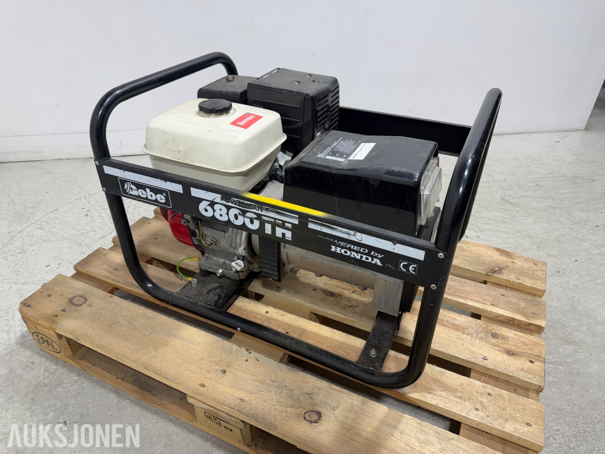 Gebe Powerman 6800TH strømaggregat