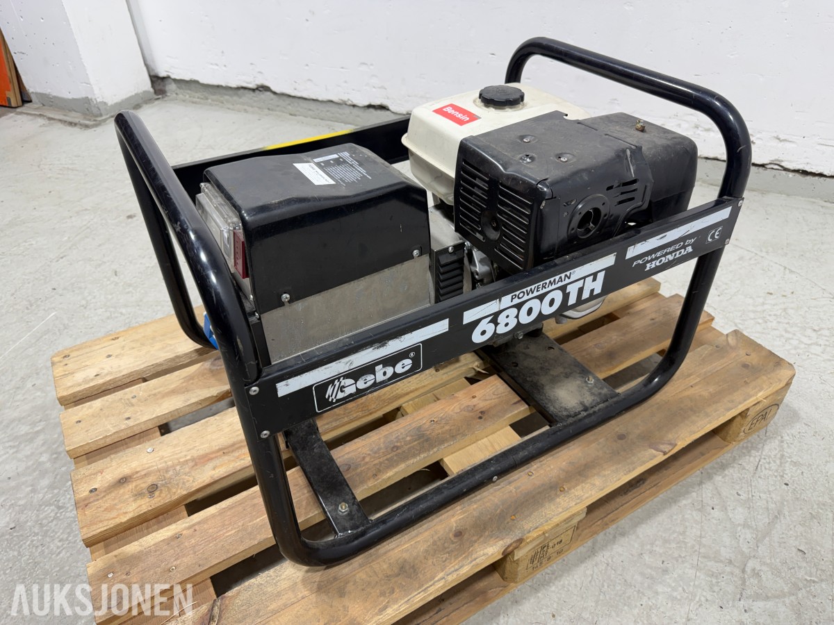 Gebe Powerman 6800TH strømaggregat