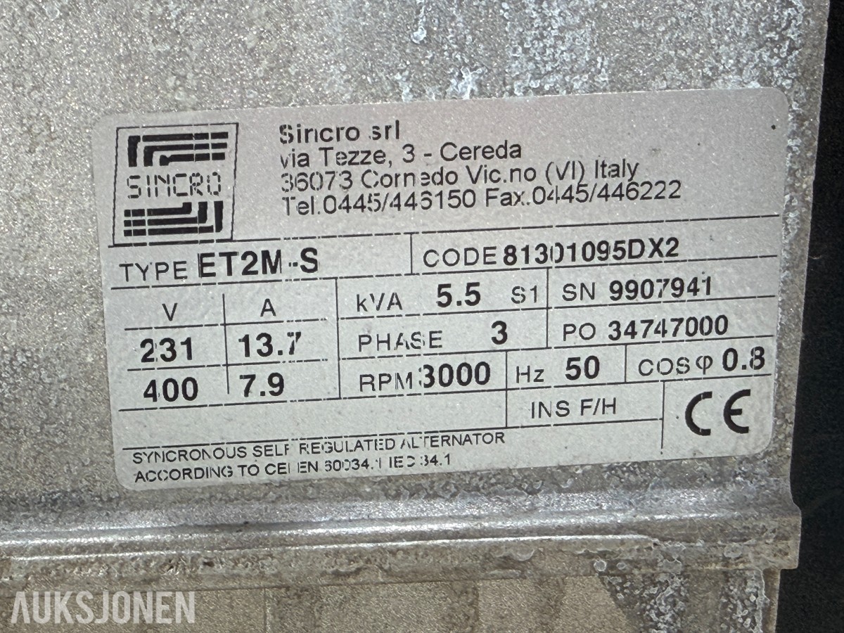 Gebe Powerman 6800TH strømaggregat