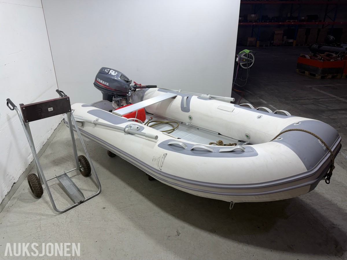 2002 Zodiac Cadet 310 Alu båt med motor